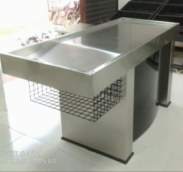 Hairline SS Counter & POS Table